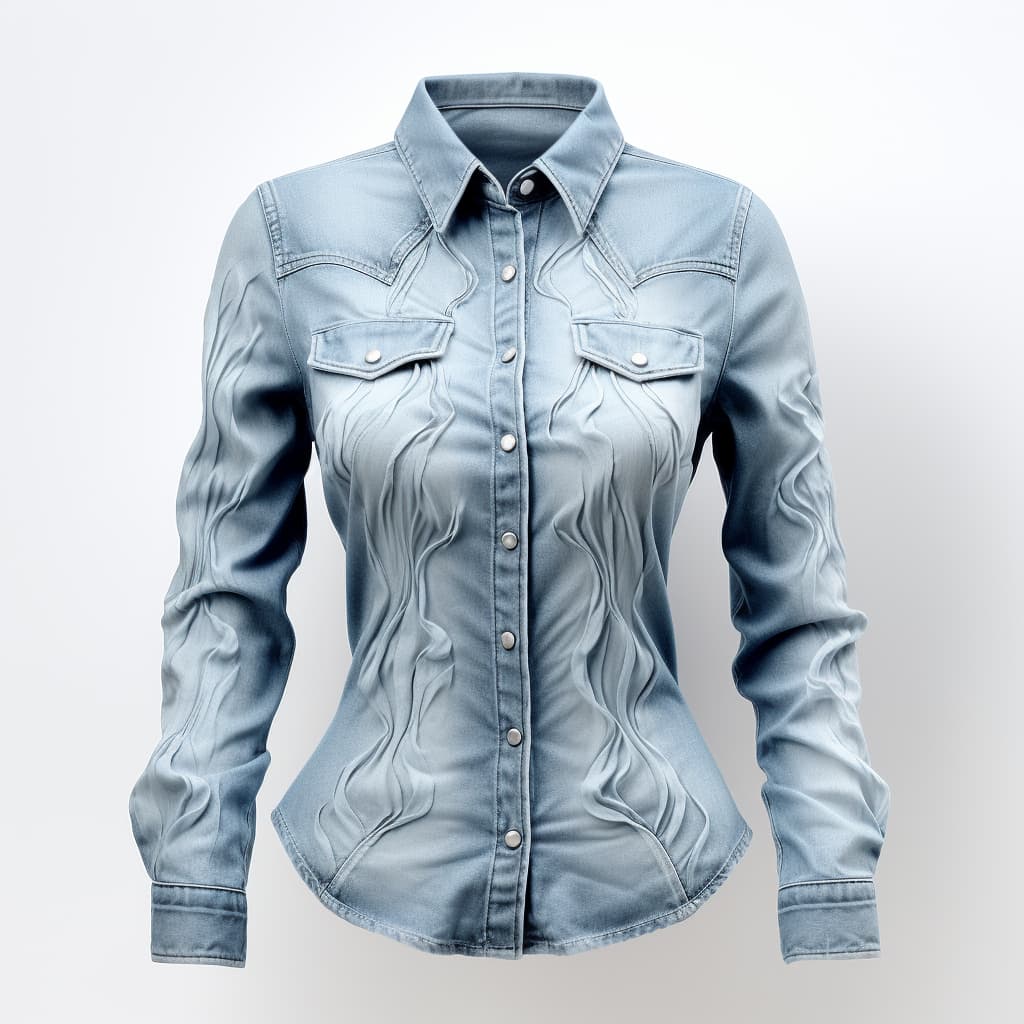 Flowing Denim Shirt